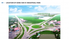KHU CÔNG NGHIỆP ĐỒNG VĂN 4 - HÀ NAM KHU CÔNG NGHIỆP ĐỒNG VĂN 4 - HÀ NAM
