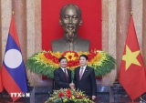 Chủ tịch nước Lương Cường hội kiến Tổng Bí thư, Chủ tịch nước Lào