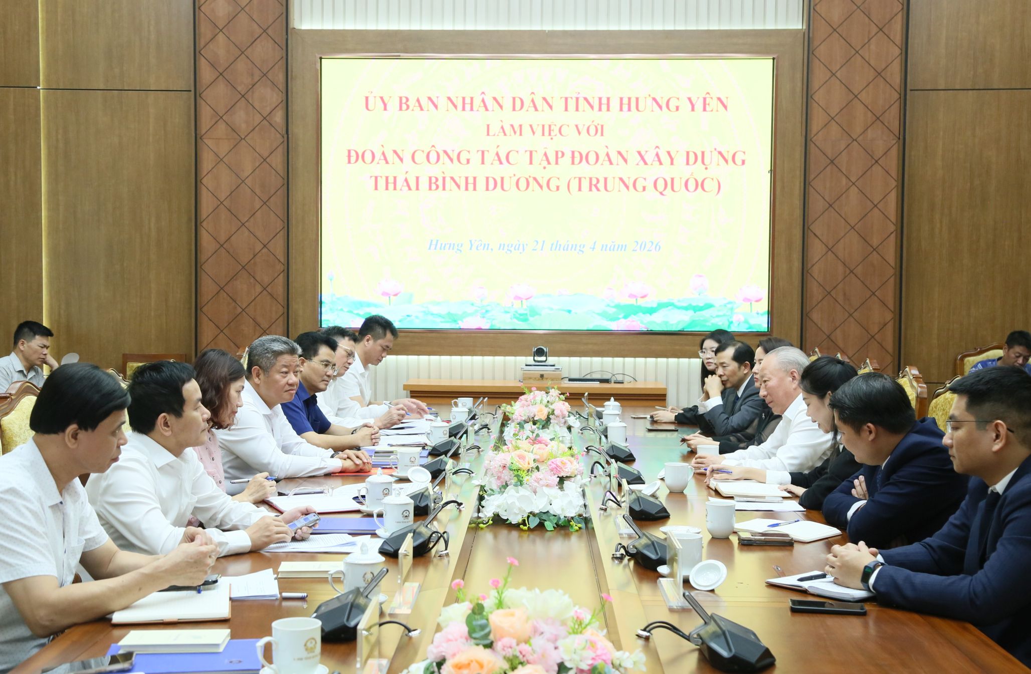 Doanh nghiệp Trung Quốc mong muốn đầu tư vào hạ tầng, đô thị Hưng Yên